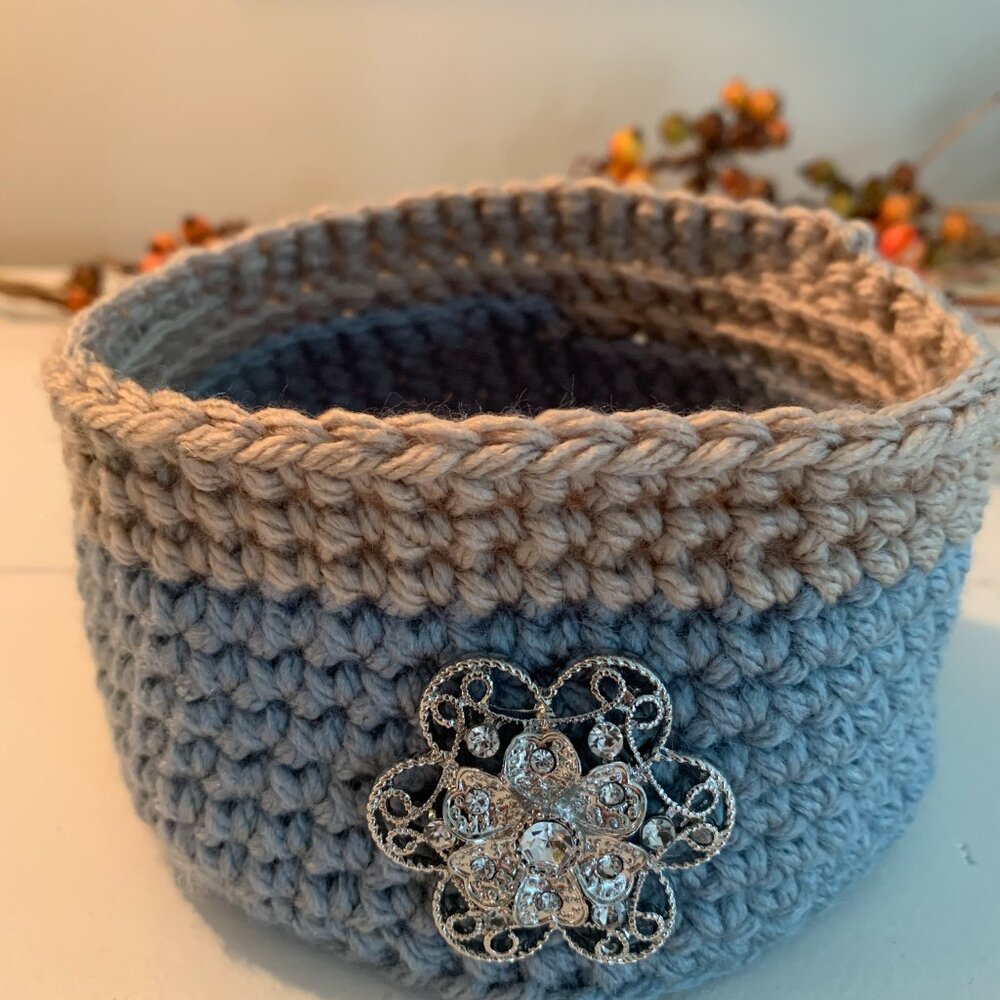 Handmade Crocheted Basket! - Picture 5 of 5